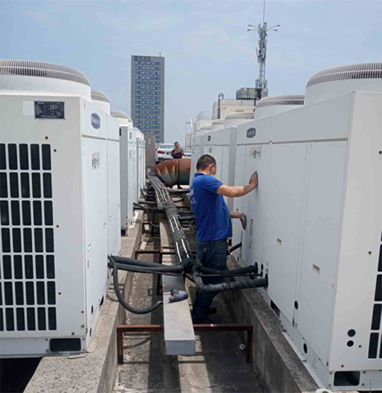 乌审中央空调制热和不制冷系统维修方法